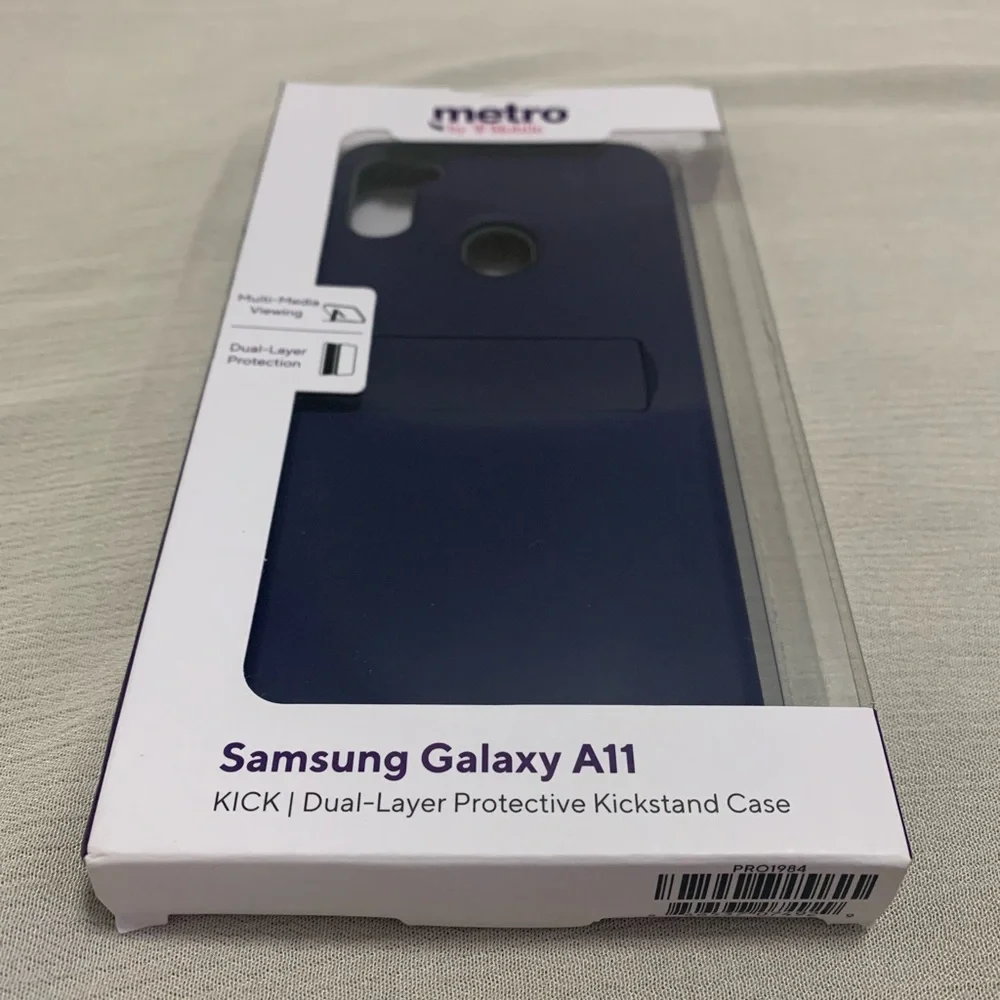 Samsung Galaxy A11 KICK | Dual-Layer Protective Kickstand Case Metro by T-Mobile